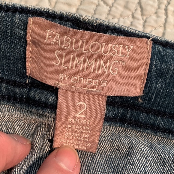 Chico’s Fabulously Slimming Jeans - 12 Short - Picture 9 of 16